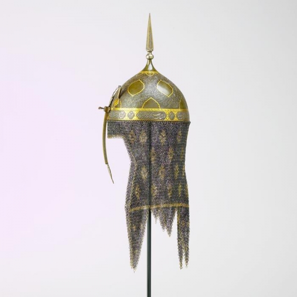 Персидский шлем ("худ" или "колах-худ") и щит