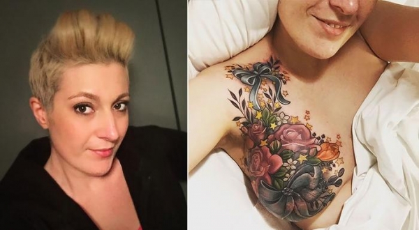 Как рак груди и татуировка сделали эту женщину знаменитой в Instagram